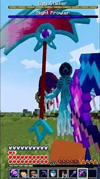 Killing deities Of Night & Day #minecraft #daystalker #nightprowler #bossfight #mods #soulslike #rpg