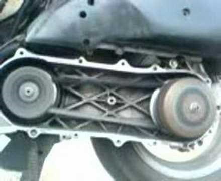 Scooter variator - operation principle