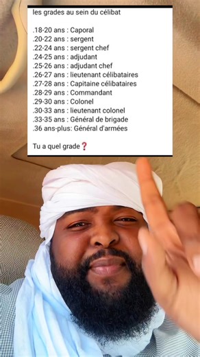 Quelle est ton grade ?? 😂😂. Moi c’est lieutenant colonel 😂😂
