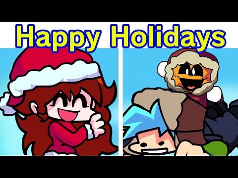 Friday Night Funkin' The Holiday Mod FULL WEEK 1 (FNF MOD) (VS GF, Daddy Dearest, Pico, Skid & Pump)