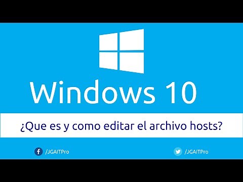 What is and how to edit the hosts file in Windows 10?