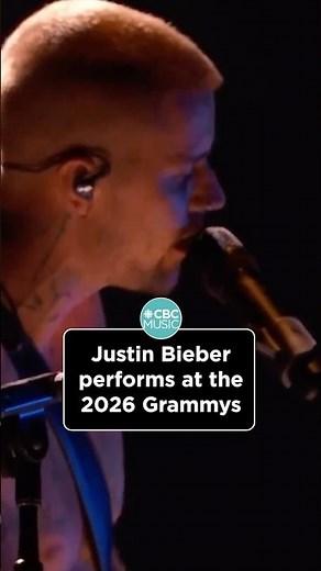 Justin Bieber performs stripped-down version of Yukon at the 2026 Grammys. #JustinBieber #MusicNews