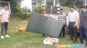 ADC Basohli Pankaj Bhagotra distributed relief material to 21 landslide-affected families in Basohli, including tarpaulin, tents, and food items. The administration has also restored traffic and is working to restore electricity. | Jammu Ladakh Vision | Facebook