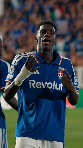 Nico Paz 🇦🇷 to Assane Diao 🇸🇳 = Goal 💙 #Como1907 #UCL