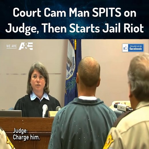 Court Cam Man SPITS on Judge, Then Starts Jail Riot | A&E | !! Real G4 Life !! ;)