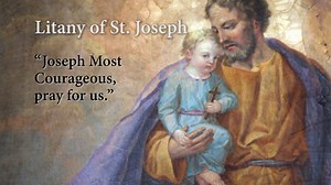 CONSECRATION TO ST. JOSEPH: DAY 19: St. Joseph was courageous and fearless. It took courage for St. Joseph to take his family into the pagan territory of Egypt. He knew he would have to defend his wife and child. St. Joseph Resources: https://shopmercy.org/art-gifts.html?source=fb | Divine Mercy (official)