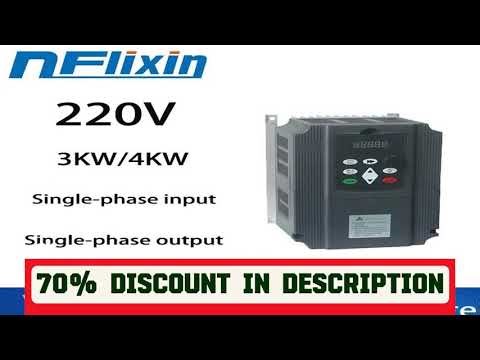 #VFD AT2 0.75KW/1.5KW/2.2KW/3KW/4KW Single-Phase 220V In and Single Phase Out frequency converter f