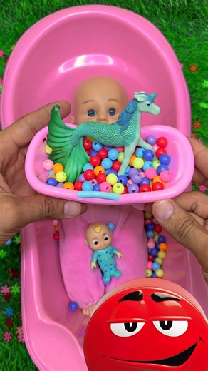 ASMR | Full Of Rainbow BathTubs Candy With M&M's #satisfyingvideo #satisfying #asmr