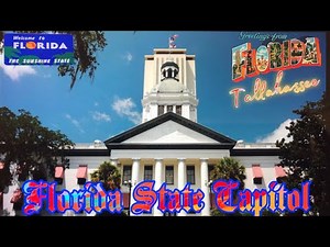 Florida State Capitol Old and New Building Self Guided Tour//Tallahassee Florida
