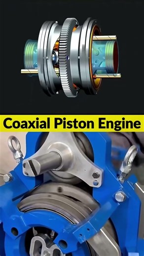 Coaxial piston engine || Working of coaxial piston engine || Mechanism of coaxial piston engine #cad
