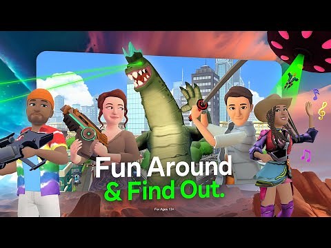 Fun Around & Find Out | 🪩🦖🔫 ⚔️ Launch | Meta Horizon Worlds