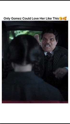 clipzy on Instagram: "Title: Wednesday & Gomez Addams Show: Wednesday Year: 2022 Genre: Dark Comedy / Mystery / Supernatural Scene Description: Wednesday Addams shares a rare and emotionally charged moment with her father, Gomez Addams. Their interactions highlight the stark contrast between Gomez’s expressive, passionate personality and Wednesday’s cold, sharp, and emotionally restrained nature. Context of the Scene: Gomez is deeply affectionate and openly proud of his daughter, while Wednesday