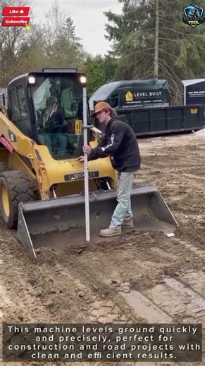 Skid Steer Loader Precision Ground Leveling Machine#tool