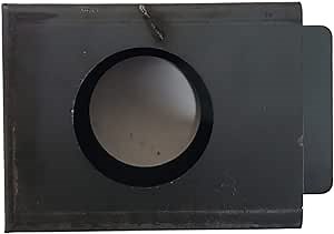 Weldable Steel Gate Lockbox, 2-3/8" Backset, Single/Double Hole, Unpainted, for Security Doors and Gates (Single Hole, 2")