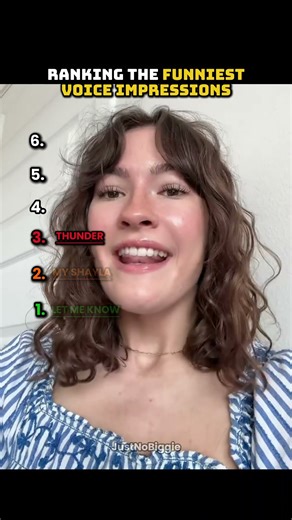 Ranking Funniest Voice Impressions! 😂 #shorts #voiceimpressions #comedy