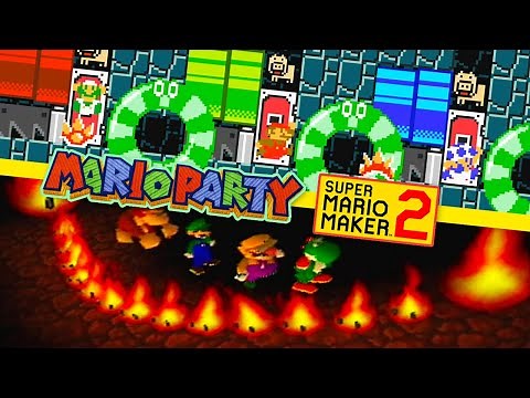 Your Favorite Mario Party Minigame but it's in Mario Maker 2