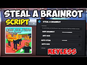 [NEW 🎄] DUPE BRAINROT SCRIPT Steal a Brainrot 🧠 | KEYLESS | DUPE BRAINROT | UNPATCH