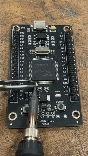 Professional PCB Repair Fixing a Lifted Microcontroller Pin