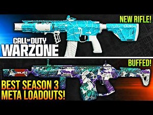 WARZONE: New TOP 10 BEST META Loadouts For SEASON 3! (WARZONE META Weapons)