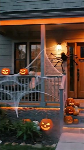 Halloween House Transformation Spooky. Dark. Decor.