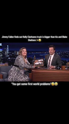 Kelly Clarkson's Truck Comparison with Jimmy Fallon and Blake Shelton