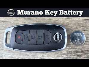 2025 - 2026 NISSAN MURANO Key Fob Battery Replacement - How To DIY Change Replace Remote Batteries