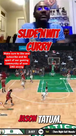 SLIDE'N WIT CURRY #shorts #gaming #nba2k26 #chicagobulls