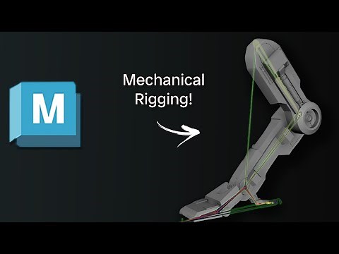 Rigging a Robot Leg in Autodesk Maya | Part 1| Rigging a leg with Reverse Foot control!