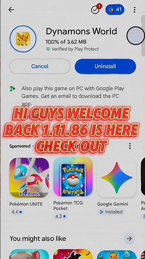 New update 1.11.86 Full Detail😍|| in dynamons world #dynamonsworld #newupdate #2025
