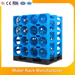 [Hot Item] 4 Way Entry Save Space Water Jug Holder Plastic 5 Gallon Water Bottle Storage Rack