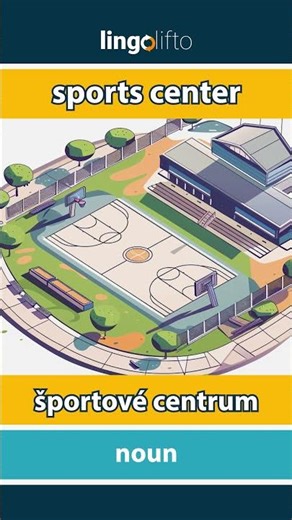 🇬🇧🇸🇰 sports center - športové centrum : learn English : naučme sa anglicky : vocabulary builder