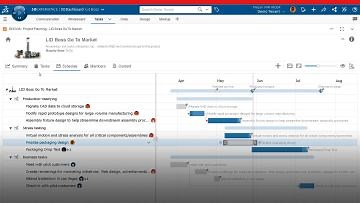 CAD接続のプロジェクト プランニング