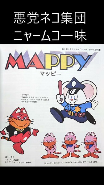 Retro game introduction MAPPY
