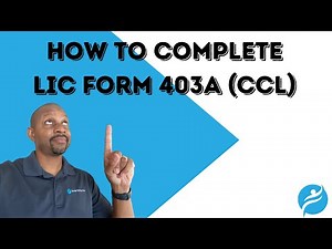 How to Complete LIC 403a Community Care Licensing (Adult Residential Facility)