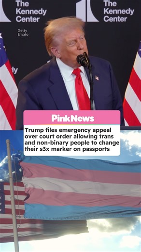 The Trump administration on 19 September filed an emergency appeal asking the Supreme Court to halt a lower court order that allowed transgender and non-binary people to change the s3x marker on their passports despite an earlier administration policy denying such changes. An executive order was issued in January 2025 defining s3x strictly as “male or female” based on “immutable biological classification.” In June, Judge Julia E. Kobick issued a preliminary injunction blocking enforcement of the