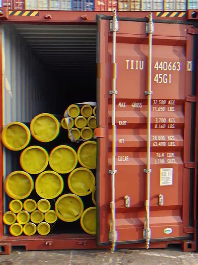 Shipment of ASTM A106 Grade B Seamless Steel Pipes