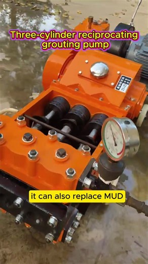 Three-cylinder grouting pump#High pressure pump#Mud pump#Grouting pump#Reciprocating pump#Drilling