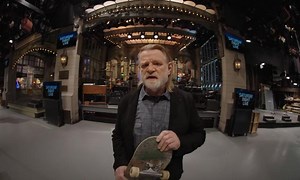 Watch Brendan Gleeson absolutely shred through the SNL studios ahead of his hosting duties