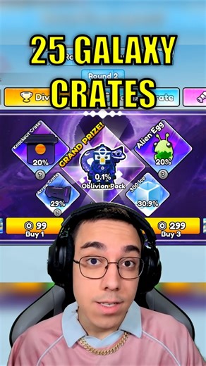 25 Galaxy Crates - Roblox Knockout
