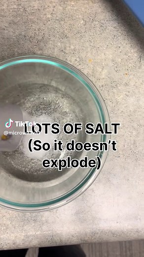 Tutorial Add a spoonful of salt to microwave safe container fill with water to cover egg 1 - 0.5 in. Microwave for 2 min on high. Add egg 1-2, microwave for 4 minuets on high. Check on egg then microwave for 4 more minuets on high. Remove egg carefully and then put in ice water. Then peel and enjoy! #microwave #egg #easyrecipe