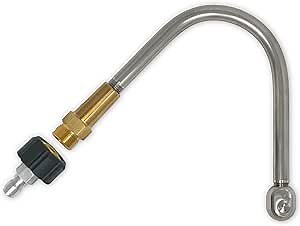 Pressure Washer Gutter Cleaner Attachment - Six High-Force Jets with Streamlined Body - for Your 1.1 to 1.8 GPM Electric Pressure Washer