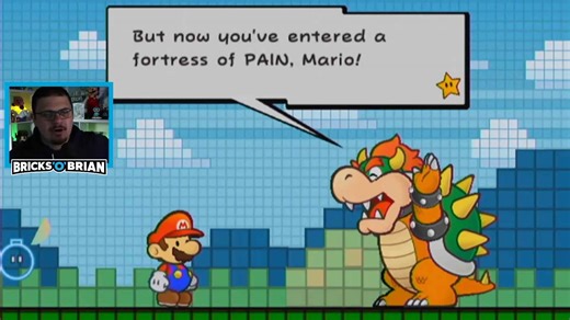 King in the ocean! - Super Paper Mario with Bricks 'O' Brian