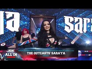 Saraya and Her Family Rock Wembley Stadium During Her Entrance at AEW: All In London!