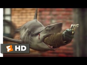 The Last Sharknado: It's About Time (2018) - Sharknado Wrangling Scene (7/10) | Movieclips