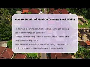 How To Get Rid Of Mold On Concrete Block Walls? - CountyOffice.org