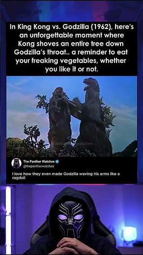 Kong Literally Makes Godzilla Eat Vegetables! | King Kong vs. Godzilla (1962)