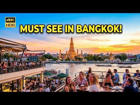 Best Places to watch the Sunset in Bangkok | Wat Arun Sunset & Riverside Walk