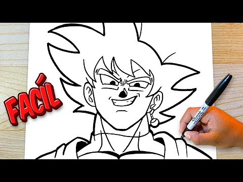 Cómo Dibujar a Black Goku Paso a Paso | Tutorial Super Fácil