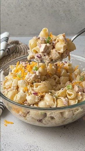 🥗✨ **Chicken Pasta Salad – Easy, Creamy & Delicious!**