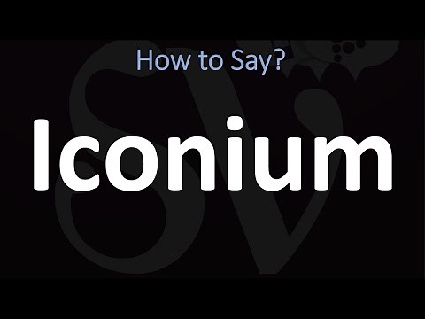 How to Pronounce Iconium? (CORRECTLY)